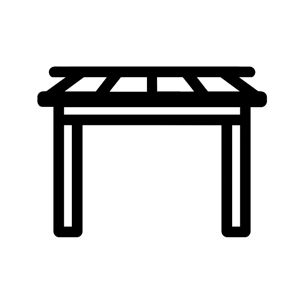 Pergola icon – custom outdoor shade structures by Perfect Technical Works in Dubai