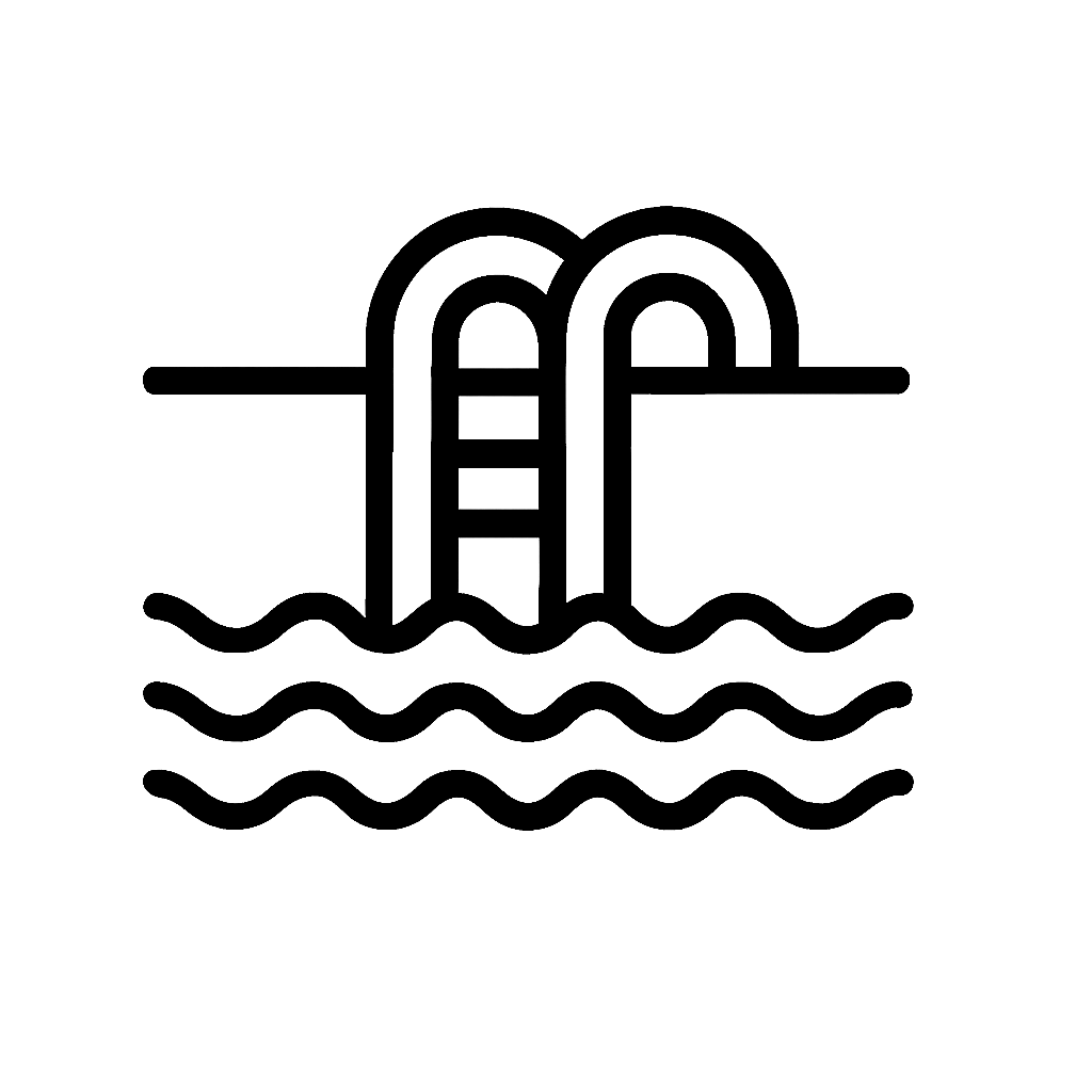 Swimming pool installation icon – outdoor water feature design by Perfect Technical Works Dubai